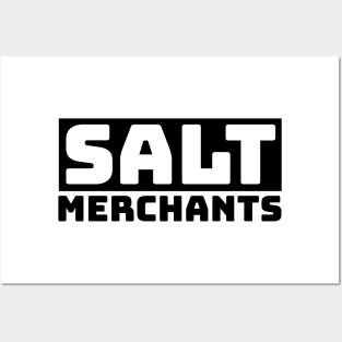 Salt Merchants Block Logo - Black Posters and Art